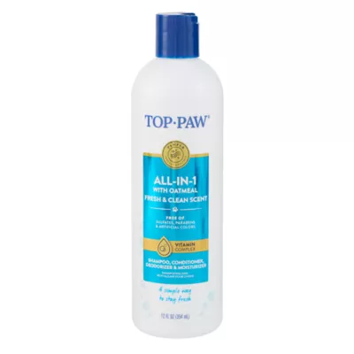 Product Top Paw® Cleansing Oatmeal All-In-1 Shampoo, Conditioner, Moisturizer, and Deoderizer - 12 oz