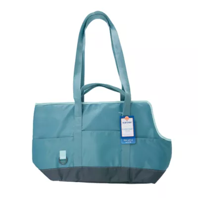 Product Top Paw Teal Dog Tote Carrier - For Pets Up To 15 lbs