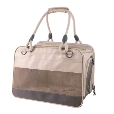 Product Top Paw Tan Expandable Pet Carrier - For Pets Up To 15 lbs