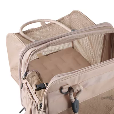Product Top Paw Tan Expandable Pet Carrier - For Pets Up To 15 lbs