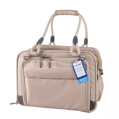 Product Top Paw Tan Expandable Pet Carrier - For Pets Up To 15 lbs