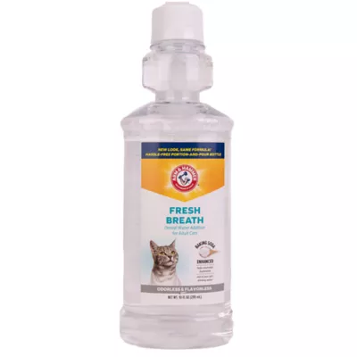 Product  Arm & Hammer Fresh Breath Dental Water Additive for Adult Cats, 10 oz