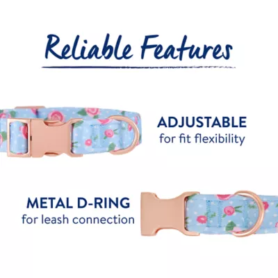 Product Top Paw® Blue Rose Dog Collar