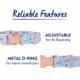 Product Top Paw® Blue Rose Dog Collar