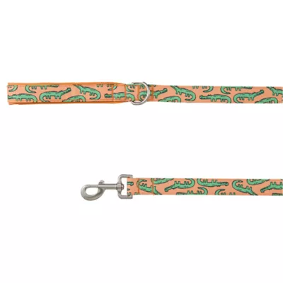 Product Top Paw® Orange Alligator Dog Leash