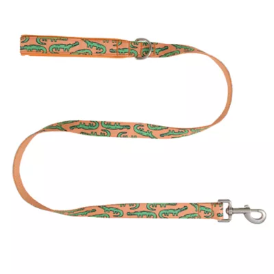 Product Top Paw® Orange Alligator Dog Leash