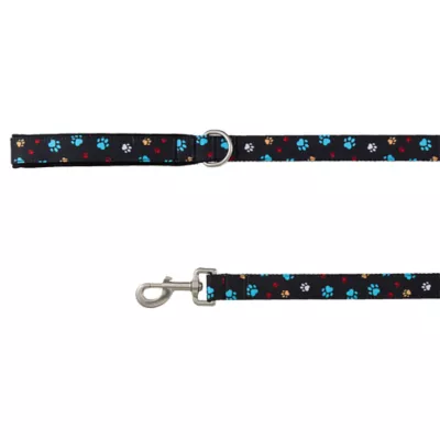 Product Top Paw® Black Paw Prints Dog Leash