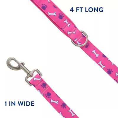 Product Top Paw® Bones Fashion Dog Leash, 4 ft