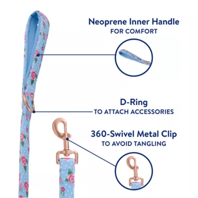Product Top Paw® Blue Rose Dog Leash