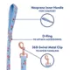 Product Top Paw® Blue Rose Dog Leash