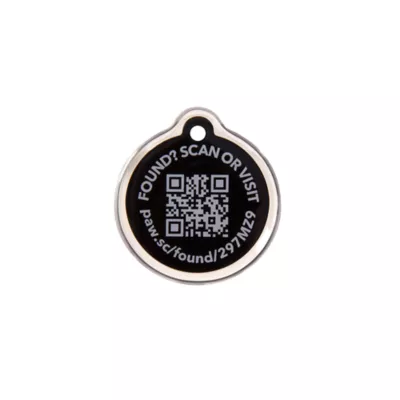 Product PawscoutQR Black Pet Tag