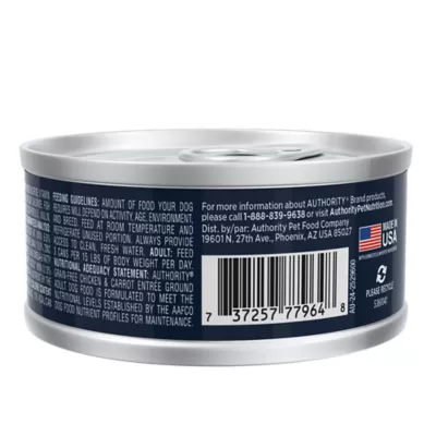Product Authority Chicken & Carrot Entree Adult Dog Wet Food - Grain Free, 5.5 oz