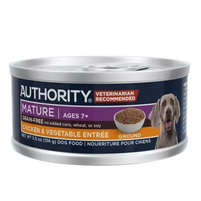 Product Authority Chicken & Vegetable Entree Senior 7+ Wet Dog Food - Grain Free, 5.5 oz