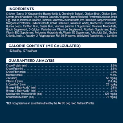 Product Authority Chicken & Vegetable Entree Senior 7+ Wet Dog Food - Grain Free, 5.5 oz