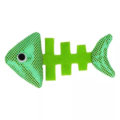 Product  Multipet® Assorted Colors Catnip Fish Cat Toy