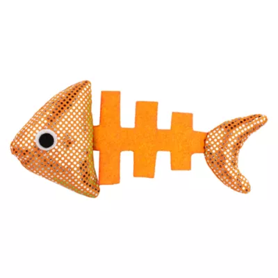 Product  Multipet® Assorted Colors Catnip Fish Cat Toy