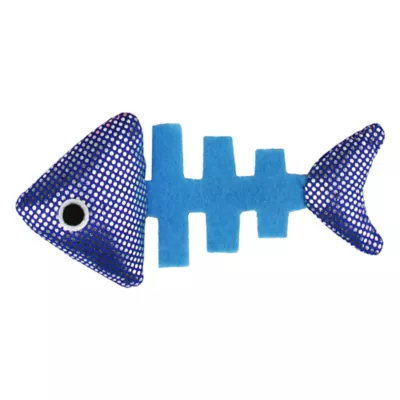 Product  Multipet® Assorted Colors Catnip Fish Cat Toy