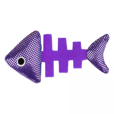Product  Multipet® Assorted Colors Catnip Fish Cat Toy