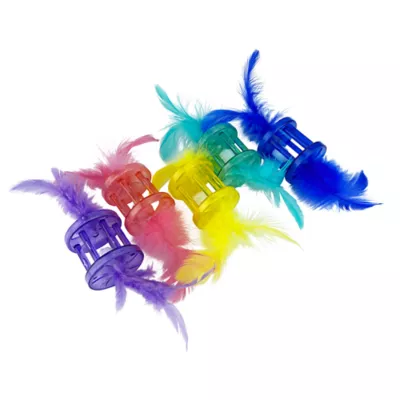 Product  Multipet® Assorted Colors Rattle Cat Toy