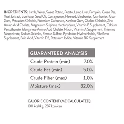 Product Simply Nourish Limited Ingredient Diet Adult Wet Dog Food - Lamb & Sweet Potato in Broth, 10 oz