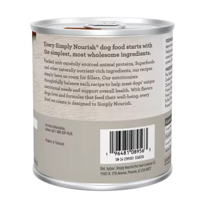 Product Simply Nourish Limited Ingredient Diet Adult Wet Dog Food - Lamb & Sweet Potato in Broth, 10 oz