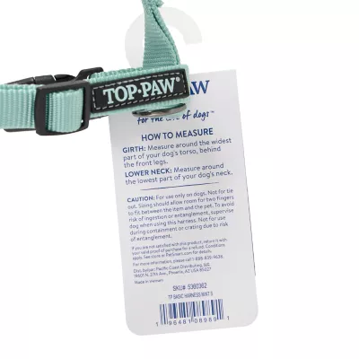Product Top Paw® Basic Nylon Dog Harness