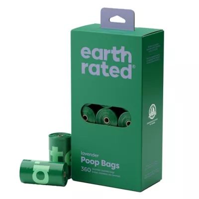 Product Earth Rated Lavender-Scented Leakproof Dog Poop Bags, 360 Count on 18 Single Refill Rolls