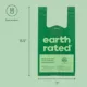 Product Earth Rated Unscented Easy-Tie Leakproof Dog Poop Bags with Handles, 130 Count