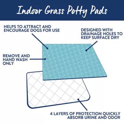 Product Top Paw® Indoor Grass Potty Pads for Puppy Potty Training