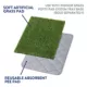 Product Top Paw® Indoor Grass Potty Pads for Puppy Potty Training