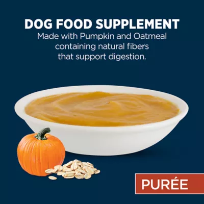 Product Authority Digestive Support Puree Adult Dog Meal Topper - Pumpkin & Oatmeal, 3 oz
