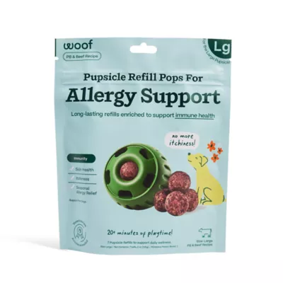 Product WOOF Allergy & Immunity Pupsicle Pops Refill for Dogs 7 Count