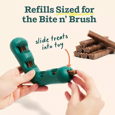 Product WOOF Bite n' Brush Refills for Dogs, 16 Count