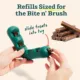 Product WOOF Bite n' Brush Refills for Dogs, 16 Count