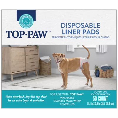 Product Top Paw® Disposable Liner Pads 50 Count