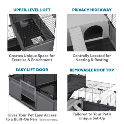Product Full Cheeks™ Spacious Loft, Guinea Pig or Chinchilla Habitat