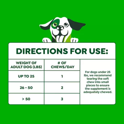 Product Greenies Dog Supplements 8-in-1 Multi-Benefit Chicken Flavor, 7.76 oz. Pouch