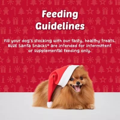 Product Blue Buffalo Santa Snack Biscuit Dog Treats 11 OZ