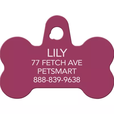 Product TagWorks® Small Bone Shaped ID Tag