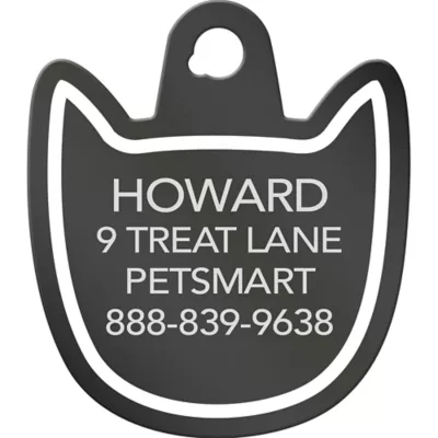Product TagWorks® Small Cat Face ID Tag