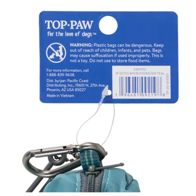 Product Top Paw Waste Bag Dispenser, 15 Bags