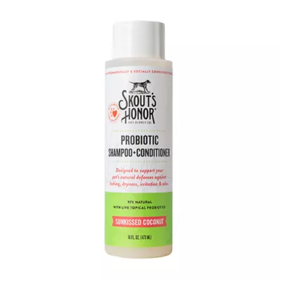 Product Skout's Honor, Probiotic Shampoo + Conditioner Sunkissed Coconut 16oz