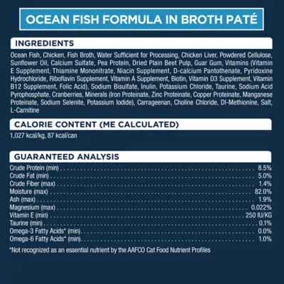 Product Authority Cat - Adult, Wet Food, Urinary Tract Health, Hairball Control, Pate, VP, 12 CT, 36 OZ