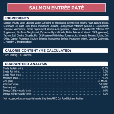 Product Authority Cat - Adult, Wet Food, Everyday Health, Pate, Chicken, Salmon, Variety Pack, 12 CT, 36 OZ
