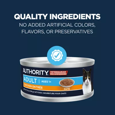 Product Authority Cat - Adult, Wet Food, Pate, Chicken, 5.5 OZ