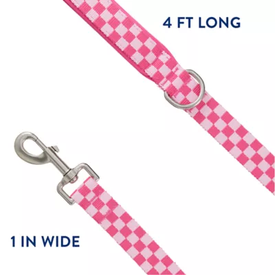 Product Top Paw® Checkered 4 Ft Padded Handle Leash