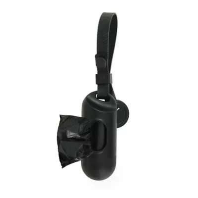 Product Top Paw® Black Dog Waste Bag Dispenser - Includes 15 Dog Waste Bags