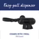 Product Top Paw® Black Dog Waste Bag Dispenser - Includes 15 Dog Waste Bags