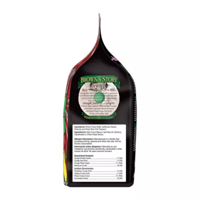 Product Brown's Bird Lover's Blend No Squirrels Just Birds Chili Pepper Wild Bird Food