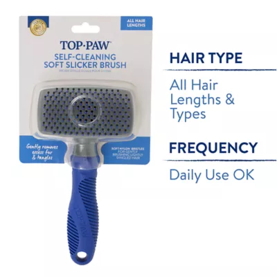 Product  Top Paw® Self-Cleaning Slicker Brush